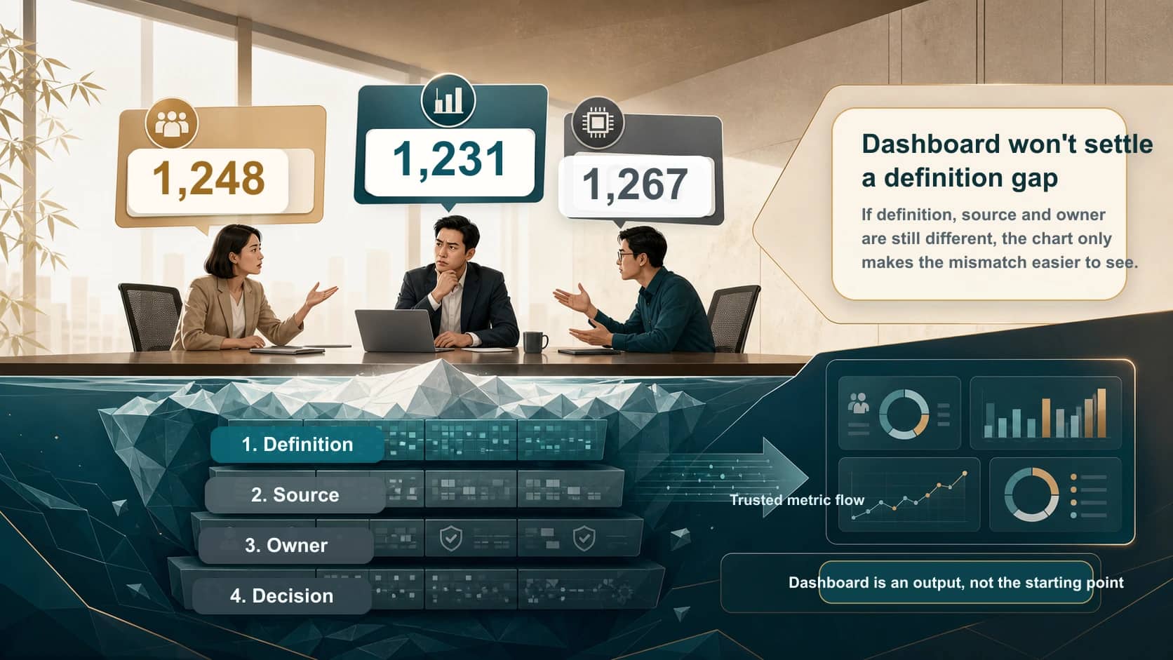 ภาพประกอบบทความ HR Metric Contract สำหรับ AI และ Workforce Reporting: ใช้ ISO 30414:2025 อย่างไรไม่ให้ตัวเลขคุยคนละภาษา