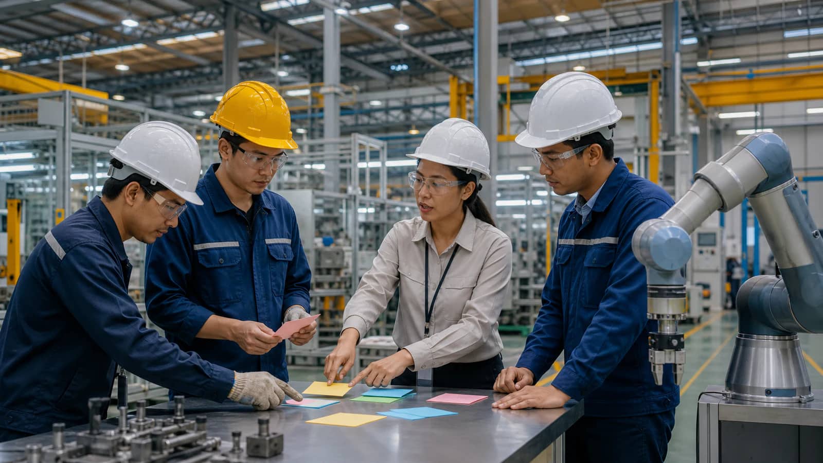 ภาพประกอบบทความ ทำ Task-to-Skill Map ก่อนซื้อ AI โรงงาน: Workshop 4 ขั้นจากกรอบ WEF Human–Machine Collaboration